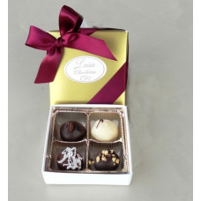 *Assorted Chocolate Truffles/hand dipped (Gift of 4)